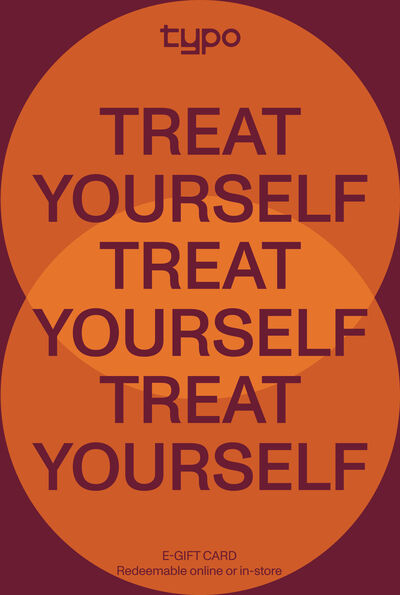 eGift Card, Typo Treat Yourself